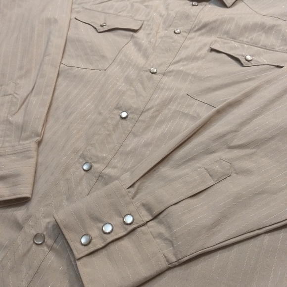 Buffalo Western pearl snap on button down shirt - Picture 1 of 4